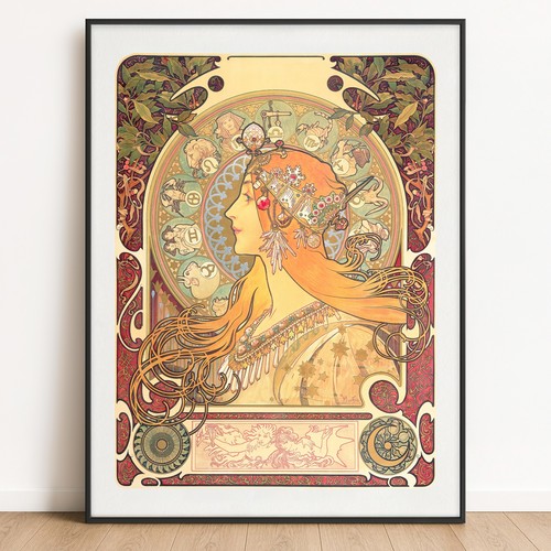 Affiche art mucha - d'art,