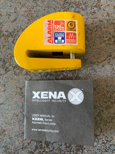 Xena motorcycle disc - xena, lock