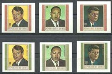 Timbres Kennedy Martin Luther