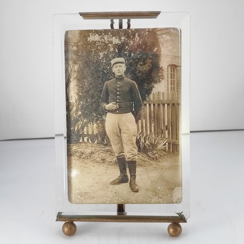 Ancien cadre photo laiton - ancien,