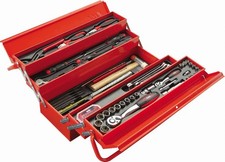 Caisse à outil métallique + 113 Outils maintenance SAM OUTILLAGE - CP-113BOX