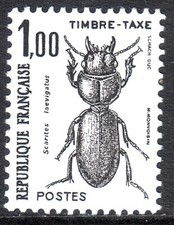 L7094 FRANCE TIMBRE N° Y&T Taxe N° 106 de 1982 " Scarites laevigatus " NEUF**