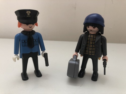 Playmobil policeman and robber - playmobil,
