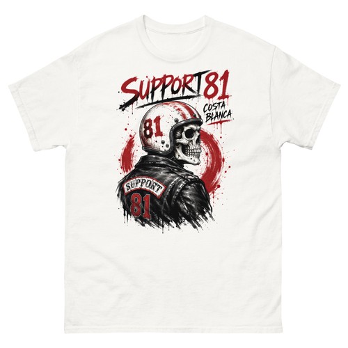 Hells angels skeleton81 white - hells,
