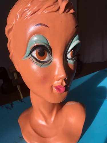 Tête twiggy collector bon - tête,