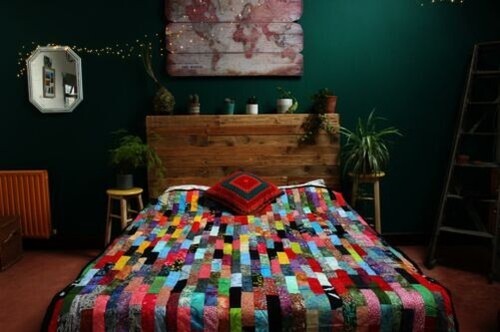Couverture patchwork - en,