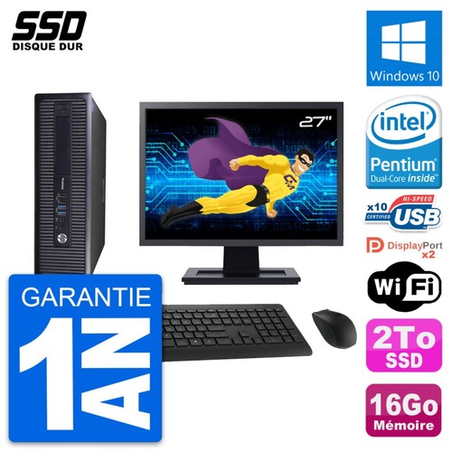 Prodesk 600 sff ecran - pc,