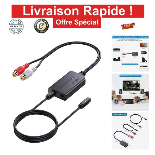 Convertisseur spdif optique - convertisseur,