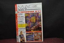 REVUE MAGIC PATCH N°33 AOUT-SEPTEMBRE 2001 PATCHWORK