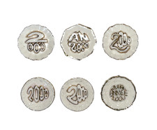 Série complète de 6 fèves