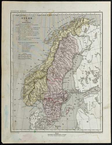 1857 suède norvège - -,