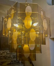 Lustre Vistosi en verre de