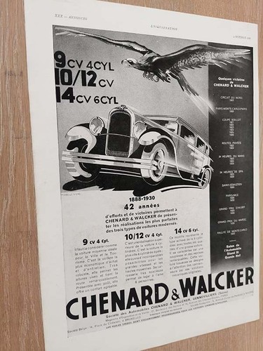 Chenard walker automobile - chenard,