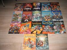 lot 17 bd LES LEGENDAIRES + PARODIE +STORIES+ ORIGINES+MISSIONS +MYTHICS DELCOUR