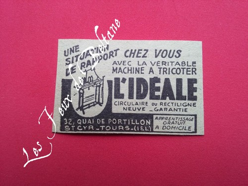 Machine tricoter ideale - machine, l'ideale