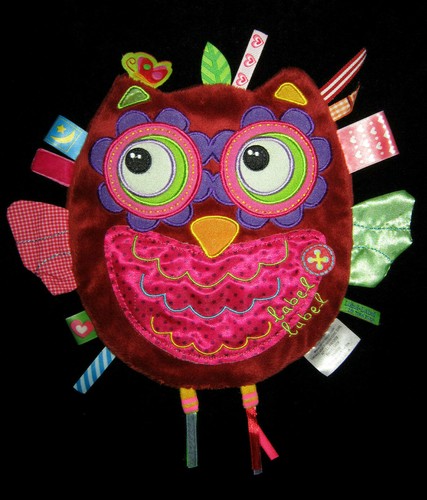 Doudou plat chouette hibou - plat,