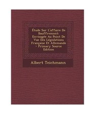 Etude Sur L'Affaire de