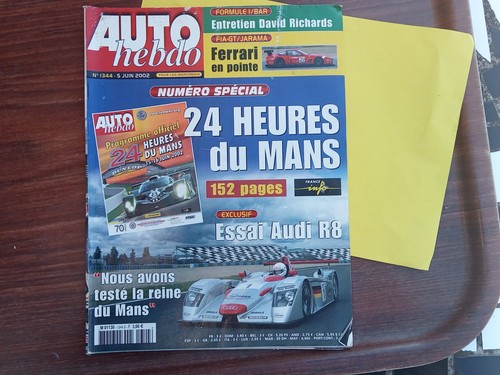 Auto hebdo 2002 programme - hebdo, 5/06/2002