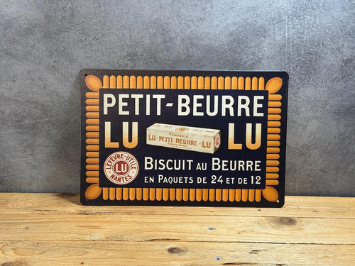 Plaque métal vintage - plaque,
