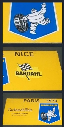 Plaque rallye paris nice 1970 - plaque,
