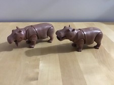 PLAYMOBIL LOT DE 2 HIPPOPOTAMES. Lot 2