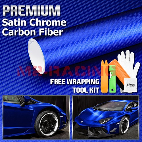 Satin chrome carbon - chrome, blue