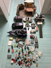 Lot Playmobil Top Agents – Base + Véhicules + Figurines et Accessoires