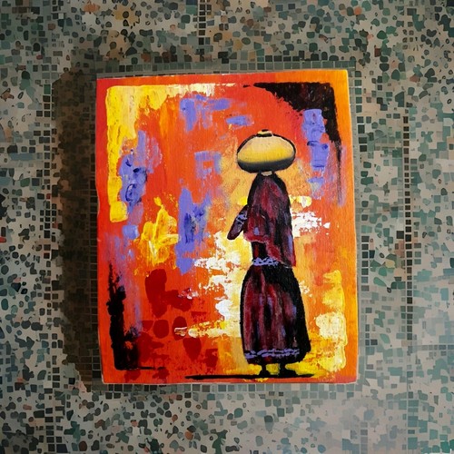 Peinture originale femme - , fille