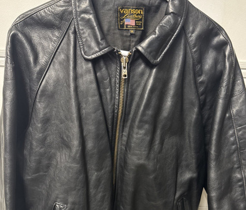 Vanson leather jacket us - 56,