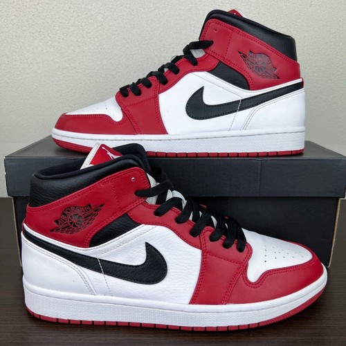 Air jordan mid - chicago, white