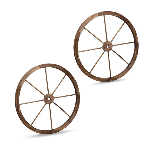 Roue decorative jardin - , deco