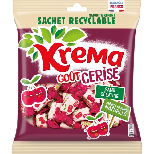 Krema cerise recyclable 240g - cerise,