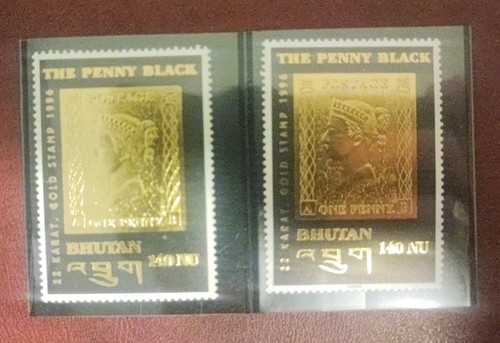 Lot timbres bhutan - 2, "the