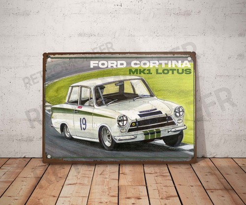 Plaque métal vintage ford
