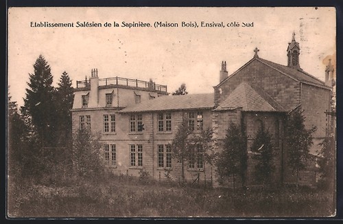 Cpa ensival maison - cpa, bois