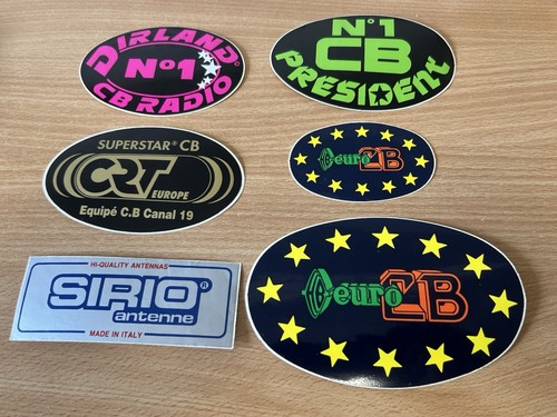 Lot autocollants radioamateurs - lot,