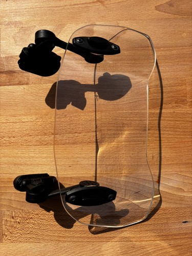Deflecteur bulle moto reglable - bulle,