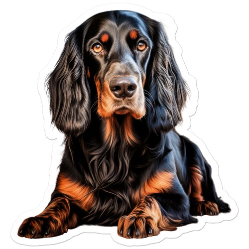 Gordon setter vinyl decal - gordon,
