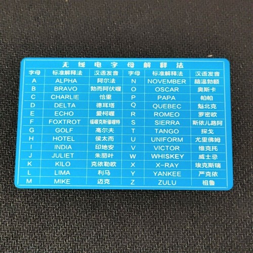 Training card morse code - training,