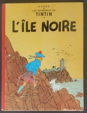 Tintin ET L'Ile Noire B27 bis 1960 Hergé Casterman dos rouge TBE