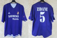 Maillot REAL MADRID 1902 2002 ZIDANE camiseta centenaire ADIDAS shirt vintage XL
