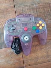 manette controller  Nintendo N64 Violette Transparente 