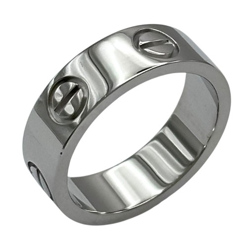 Bague cartier love blanc - blanc, 18