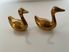 2 canards laiton massif