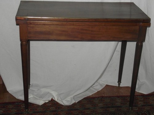 Table jeux acajou et - en,