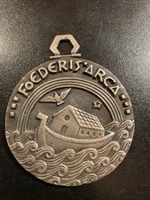 Rare Grosse Médaille Religieuse Uniface Ancienne A Définir French Antique