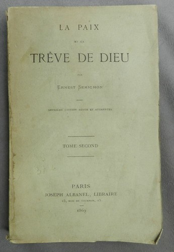 Paix trève dieu - et, la