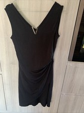 Robe Noire Drapée Mosquitos