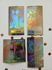 LOT DE 4 IMAGES HOLOGRAMME