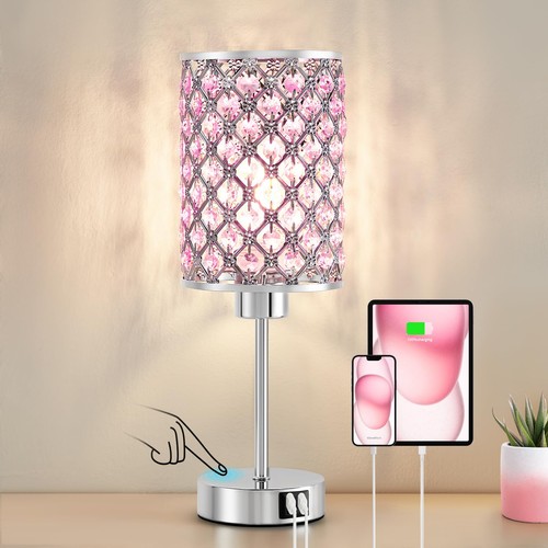 Lampe table cristal - table, avec